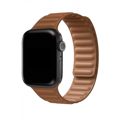 Apple Watch 38mm Loop Kordon - Kahverengi-(5796)