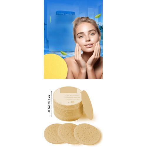 Turk Sıkıştırılmış Makyaj Temizlik Pedi Cilt Temizlik Süngeri Doğal Selülöz 10 ADET Turk Sıkıştırılmış Makyaj Temizlik Pedi Cilt Temizlik Süngeri Doğal Selülöz 10 ADET