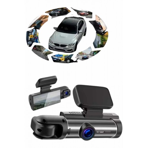 Araç Kamerası Dönebilen HD Kaliteli Video ve Fotoğraf Kaydedici