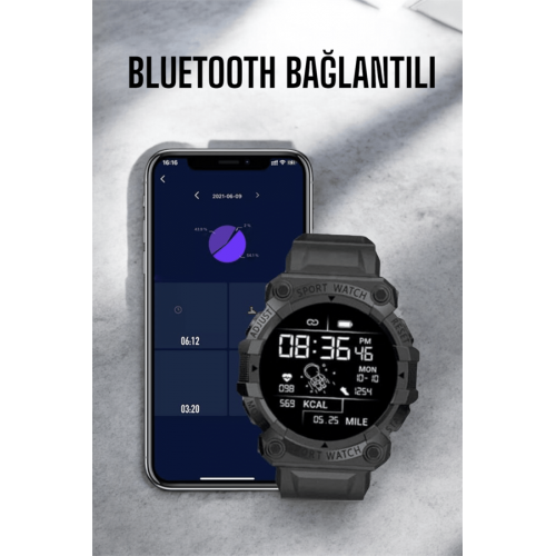 Bluetooth 5.0 Destekli Çok Fonksiyonlu Yeni Nesil Akıllı Saat