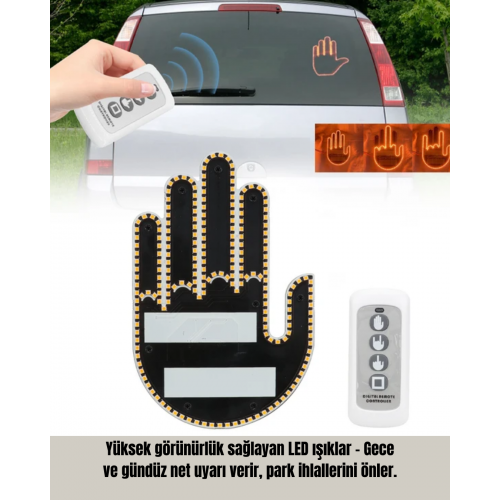 2025 Orijinal LED El Park Uyarı Sistemi Uzaktan Kumandalı 2025 Orijinal LED El Park Uyarı Sistemi Uzaktan Kumandalı