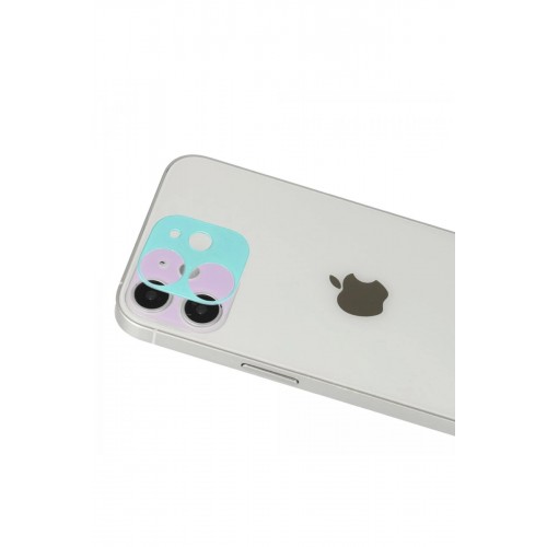 iPhone 12 Rainbow Kamera Lens Koruma Cam - Mor-(5796) iPhone 12 Rainbow Kamera Lens Koruma Cam - Mor-(5796)