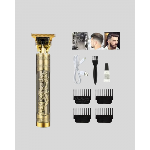 T Bıçaklı Profesyonel Çizik Tıraş Makinesi Seti – 120 Dakika Kullanım Şarjlı & Kablolu
