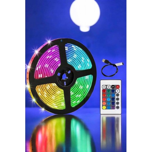Smart Şerit Led TV Arkası Renkli Kumandalı 10 Metre