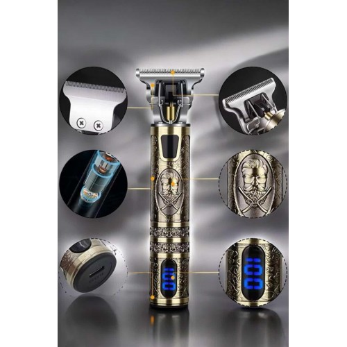 Tıraş Makinesi Çizik Tıraş Paslanmaz Çelik Uzun Ömürlü Şarjlı