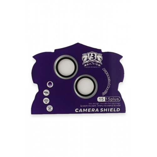 iPhone 15 Bilvis Titan Kamera Lens - Yeşil-(5796)