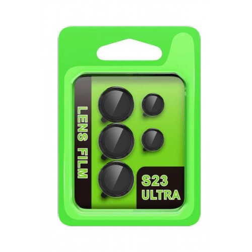 Samsung Galaxy S23 Ultra Raze Metal Kamera Lens - Siyah-(5796)