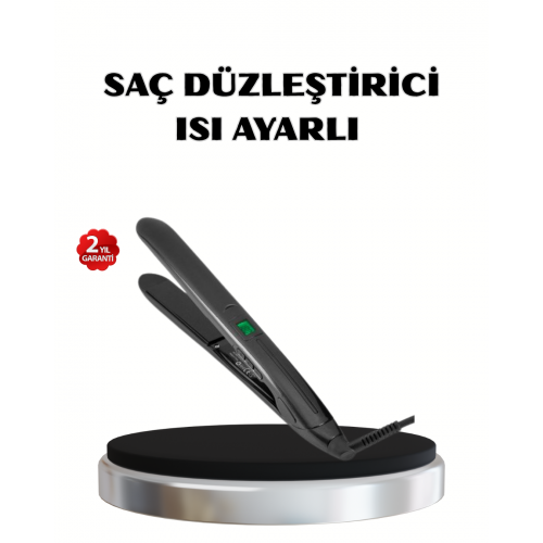 Titanyum Kaplamalı Saç Düzleştirici – Nem Koruma Sensörü