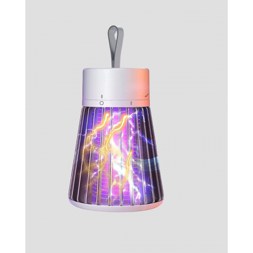 Mor Işıklı Şarjlı Böcek Öldürücü Lamba – Ev Balkon ve Kamp Kullanımına Uygun