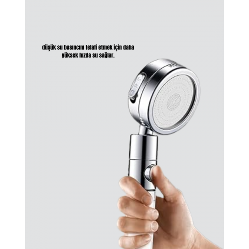 Su Basıncını Artıran Sızdırmaz Duş Başlığı Su Basıncını Artıran Sızdırmaz Duş Başlığı