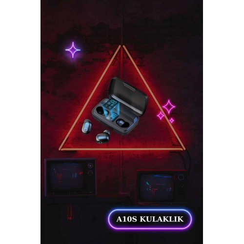 Kablosuz Bluetooth Kulaklık ve Kordon Hediyeli Akıllı Saat Nabız Ölçer Uzun Pil Ömrü