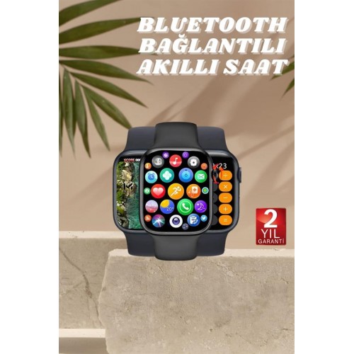 Akıllı Saat Nabız Ölçebilen Adımsayar Kalori Hesaplama Tema Değiştirme GPS Uyumlu