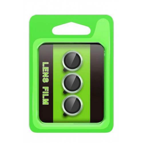 Samsung Galaxy S25 FE Raze Metal Kamera Lens - Yeşil-(5796)