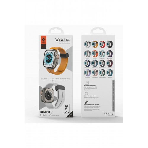 Apple Watch 38mm KR412 Elegance Stylısh Kordon - Derin Mor-(5796)