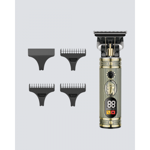 2’si 1 Arada Saç ve Sakal Düzeltici Seti – T Bıçaklı 8 Farklı Kılavuz Tarağı