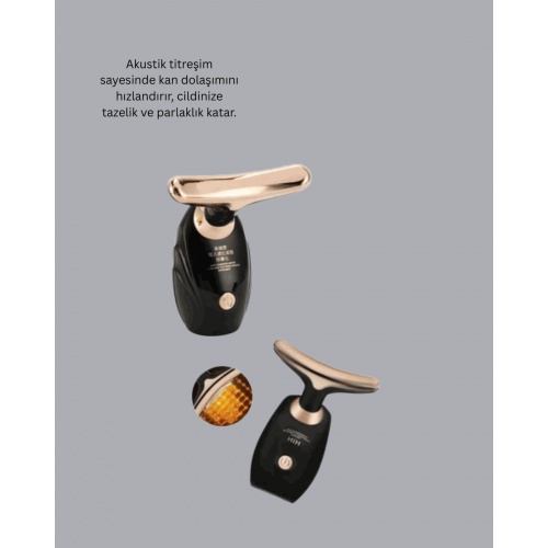 Kırışıklık Karşıtı Ultrasonik Titreşimli Yüz Masaj Aleti