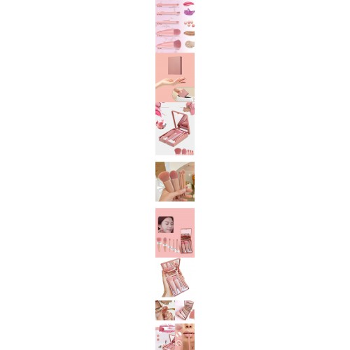 Turk Makyaj Fırça Kiti Aynalı ve Kutulu Profesyonel Makyaj Kiti Turk Makyaj Fırça Kiti Aynalı ve Kutulu Profesyonel Makyaj Kiti