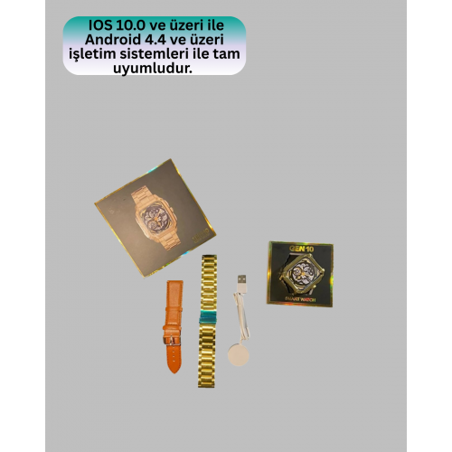 IOS ve Android Uyumlu Akıllı Saat Nabız Uyku Spor Fonksiyonlu IOS ve Android Uyumlu Akıllı Saat Nabız Uyku Spor Fonksiyonlu