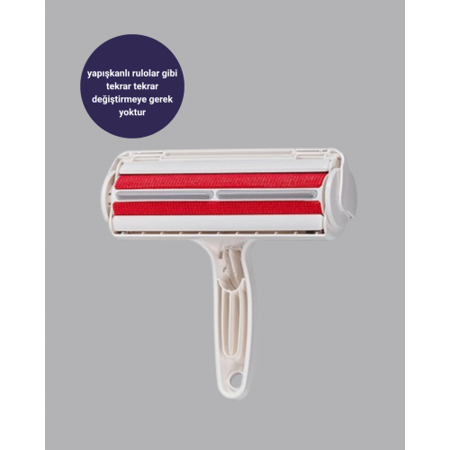 Hazneli Pratik Tüy Temizleyici Kıyafet ve Mobilya Tüy Alma Aracı