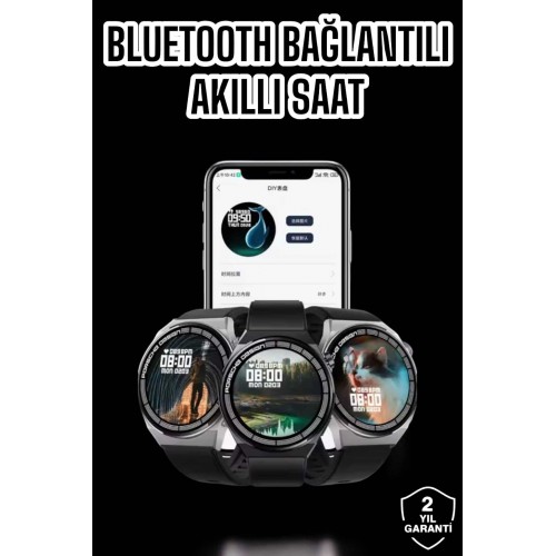 Akıllı Saat GPS VE NFC Özelliği Sesli Görüşme Dokunmstik Ekran