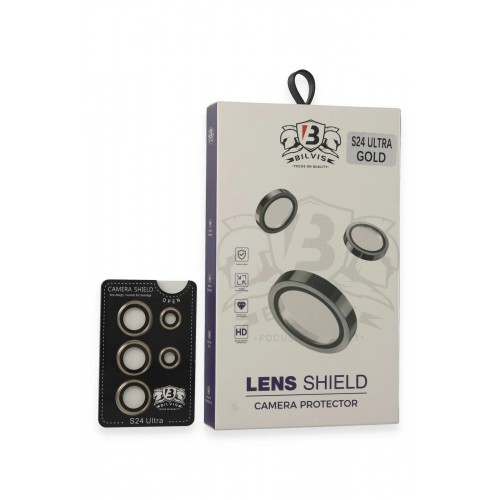Samsung Galaxy S24 Ultra Bilvis Titan Kamera Lens - Gold-(5796)