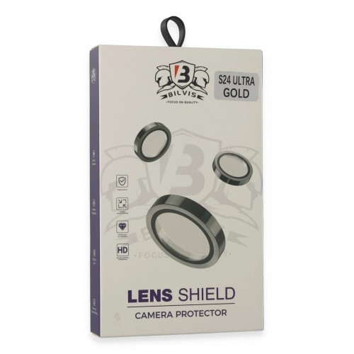 Samsung Galaxy S24 Ultra Bilvis Titan Kamera Lens - Gold-(5796)