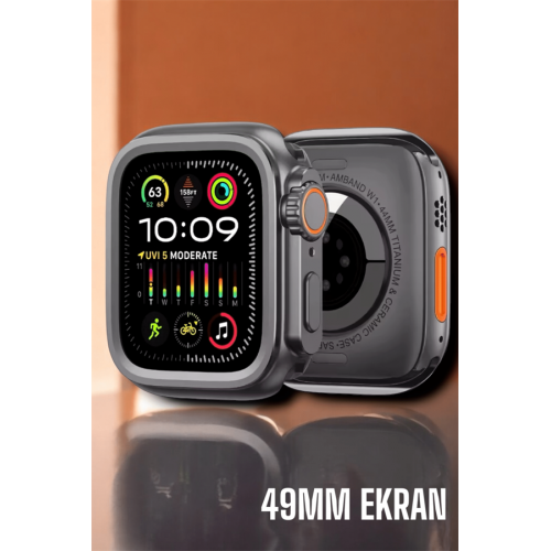 Suya ve Toza Dayanıklı 45 MM Akıllı Saat Bildirim ve Cevapsız Çağrı Görüntüleme Suya ve Toza Dayanıklı 45 MM Akıllı Saat Bildirim ve Cevapsız Çağrı Görüntüleme