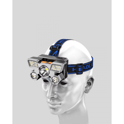 Profesyonel Şarjlı LED Far – IPX5 Suya Dayanıklı 4 Işık Modu Hareket Sensörlü