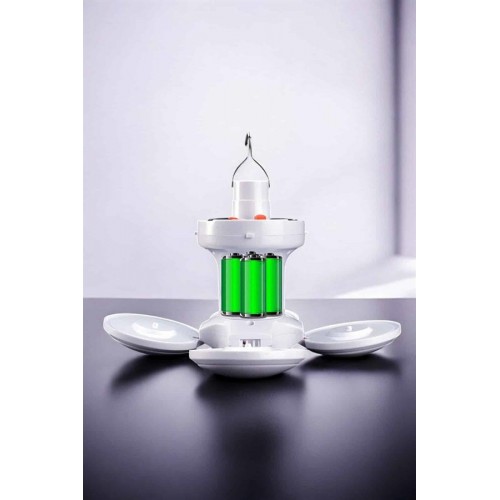 Güneş Enerjili Solar Aydınlatma Kamp Çadır Lambası Şarjlı Ampül Led Şarjlı El Feneri Işıldak