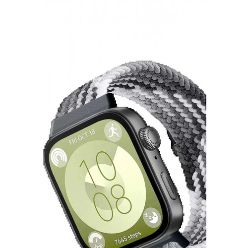 Huawei Fit 4 Star Kordon - Gri-Siyah-(5796)