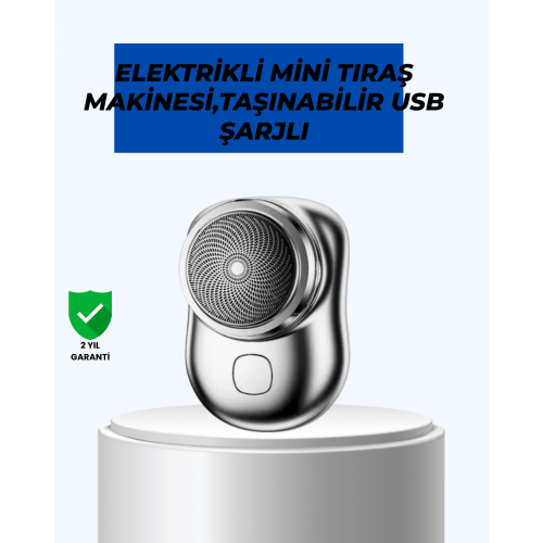 Mikro titreşim motorlu düşük sesli USB girişli tıraş makinesi