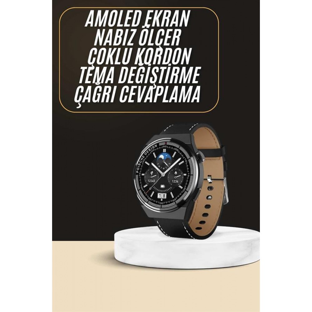 Çoklu Kordon Hediyeli Akıllı Saat Çağrı Cevaplama Müzik Dinleme Dokunmatik Ekran