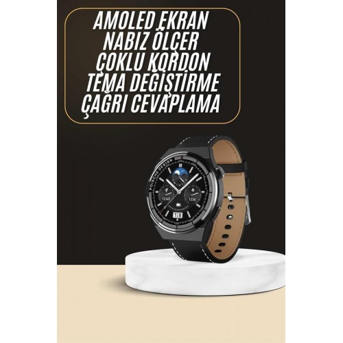 Çoklu Kordon Hediyeli Akıllı Saat Çağrı Cevaplama Müzik Dinleme Dokunmatik Ekran