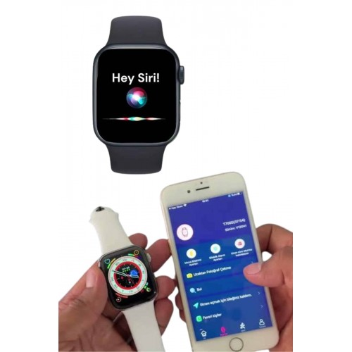 Akıllı Saat Çok Fonksiyonlu Uyku Takibi Adımsayar Nabız Ölçer Arama Cevaplayan