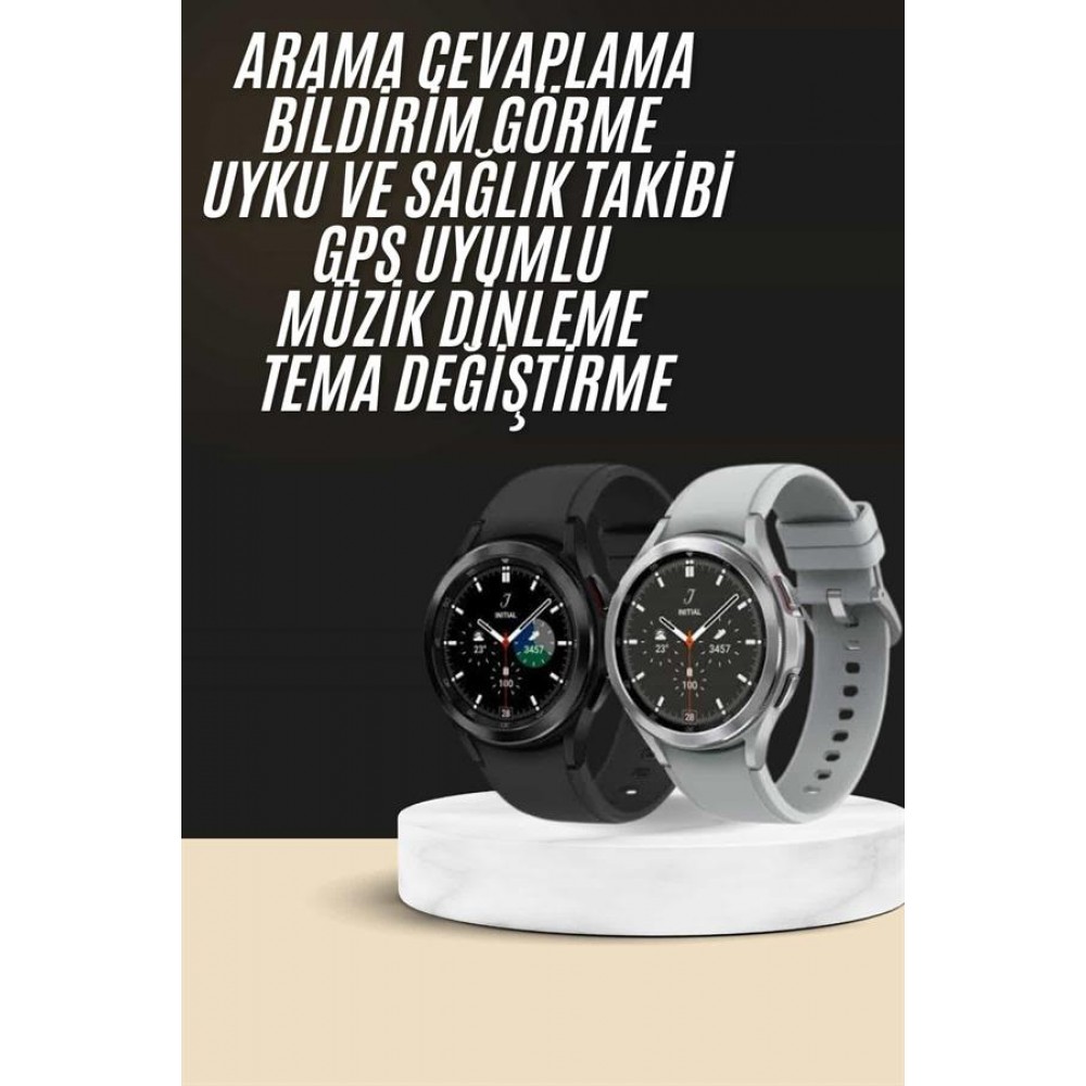 Yeni Nesil Akıllı Saat Çağrı Cevaplayabilen Plastik 47 Mm Uyumlu Kordon
