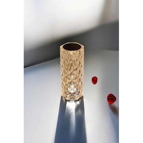 Kristal Dokunmatik Ve Kumandalı Masa Ve Gece lambası Kristal Dokunmatik Ve Kumandalı Masa Ve Gece lambası