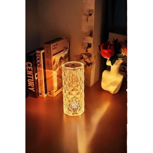 Kristal Dokunmatik Ve Kumandalı Masa Ve Gece lambası Kristal Dokunmatik Ve Kumandalı Masa Ve Gece lambası
