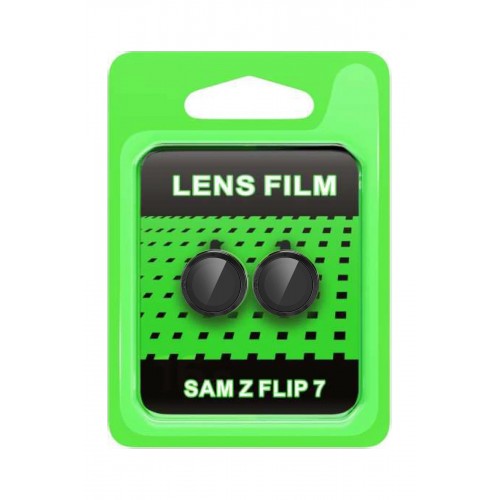 Samsung Galaxy Z Flip 7 Raze Metal Kamera Lens - Siyah-(5796)