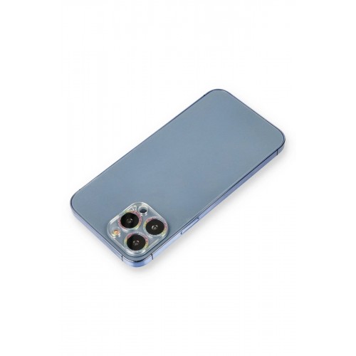 iPhone 13 Pro Shine Kamera Lens Koruma Cam - Rainbow-(5796)