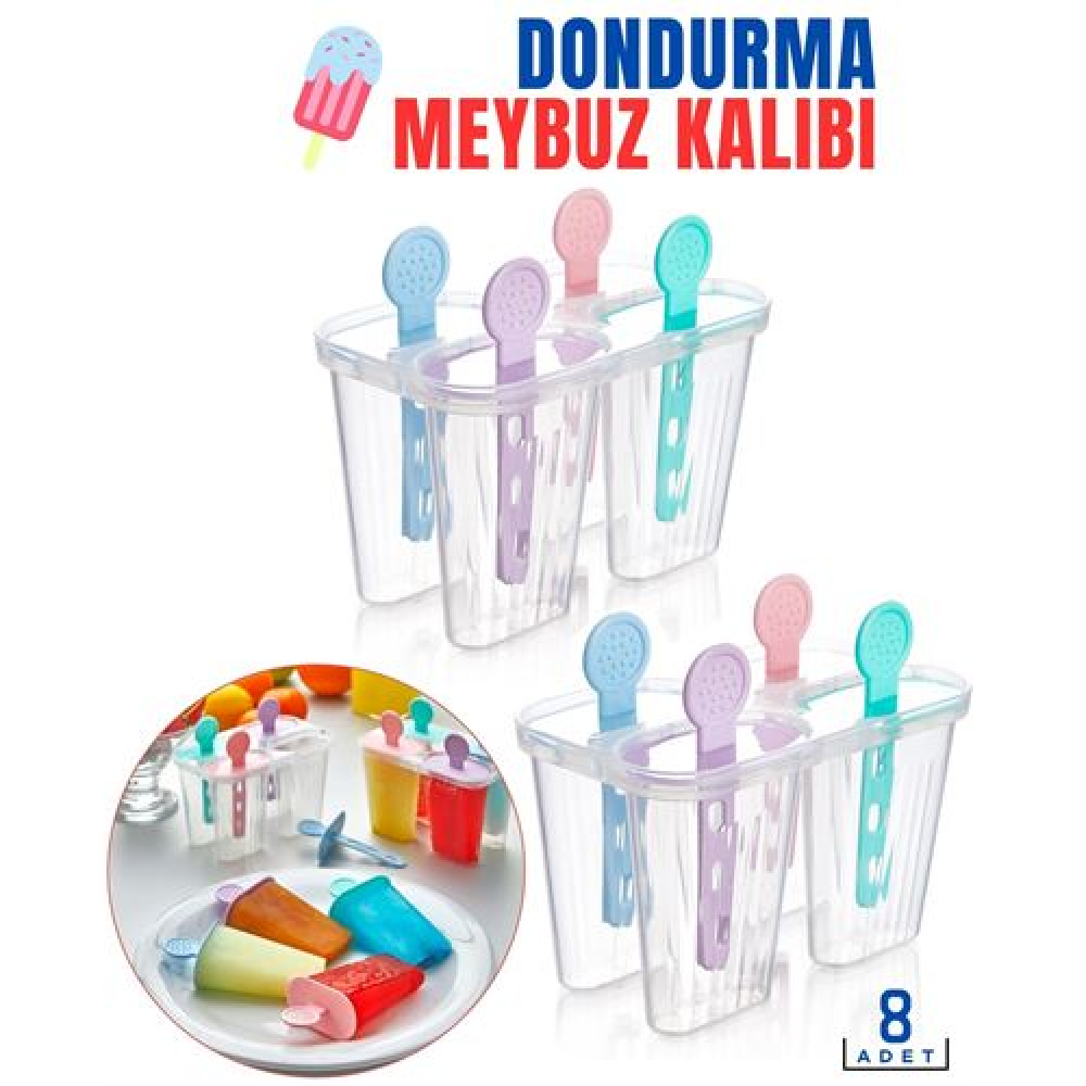 HSNET Dondurma Meybuz Kalıbı 8 Adet Bovezzo Design