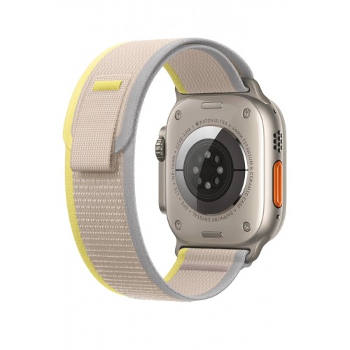 Apple Watch 42mm Trail Kordon - Sarı-Bej-(5796)
