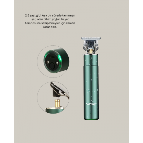 Ergonomik Tasarımlı Dayanıklı Metal Gövdeli Saç Kesme Makinesi