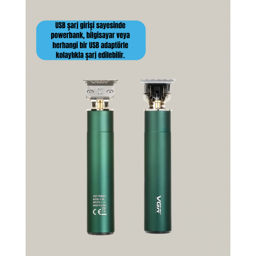 Ergonomik Tasarımlı Dayanıklı Metal Gövdeli Saç Kesme Makinesi