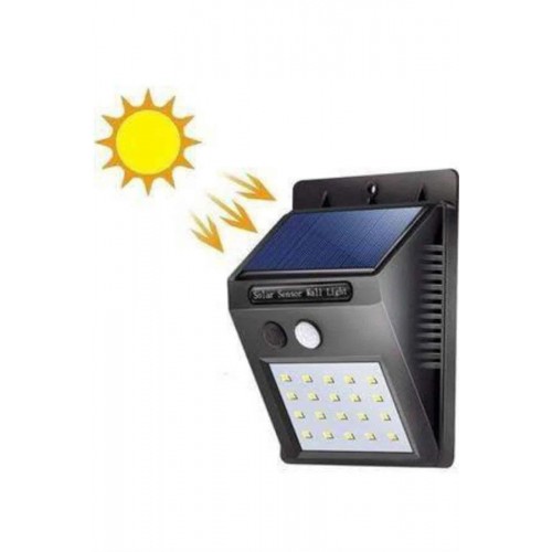 Bahçe Aydınlatması Güneş Enerjili Led Işık Lamba Sensörlü Dekoratif