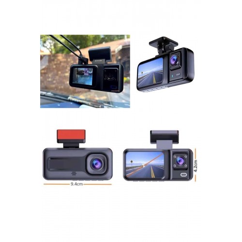 Ön ve Arka Kameralı 2 İnç 1080P Full HD DVR Araç İçi Ekran Ön ve Arka Kameralı 2 İnç 1080P Full HD DVR Araç İçi Ekran