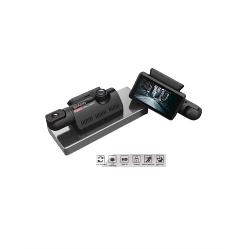 Araç İçi ve Ön Kameralı 3 İnç IPS Ekranlı Full HD Güvenlik Kamerası Araç İçi ve Ön Kameralı 3 İnç IPS Ekranlı Full HD Güvenlik Kamerası