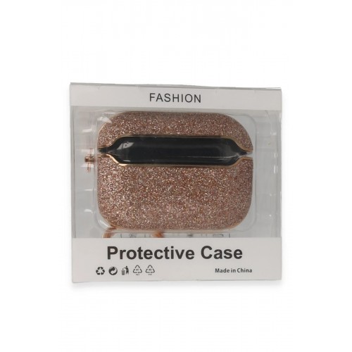 Airpods Pro 2 (2.nesil) Spell Simli Kılıf - Rose Gold-(5796)