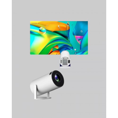 Full HD 4K Destekli Akıllı Projeksiyon – 130 inç Ekran Uzun Ömürlü Ampul ve Çoklu Giriş