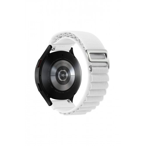 Watch 22mm KR410 Kumaş Kordon - Beyaz-(5796)