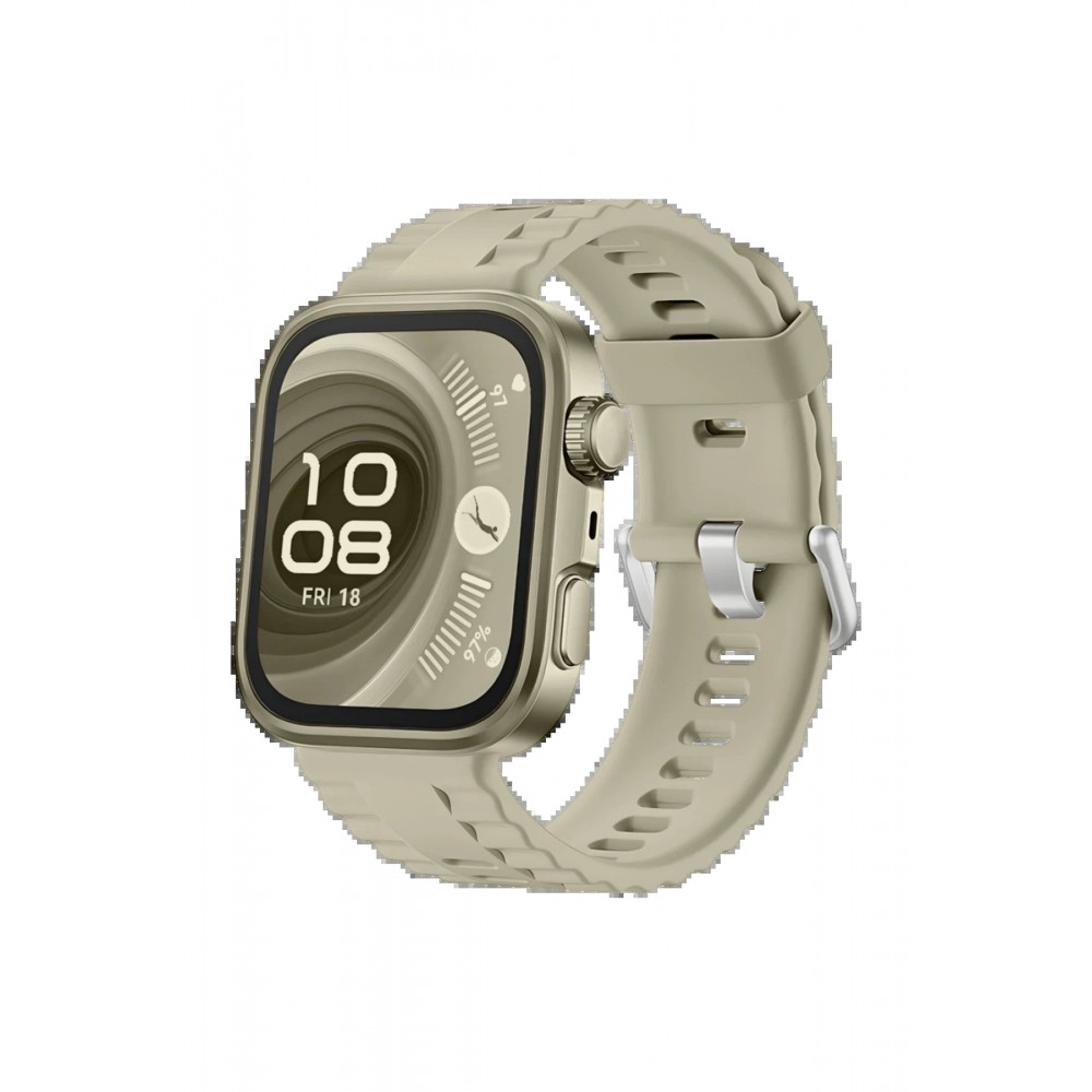 Huawei Fit 4 Nova Silikon Kordon - Gri-(5796)